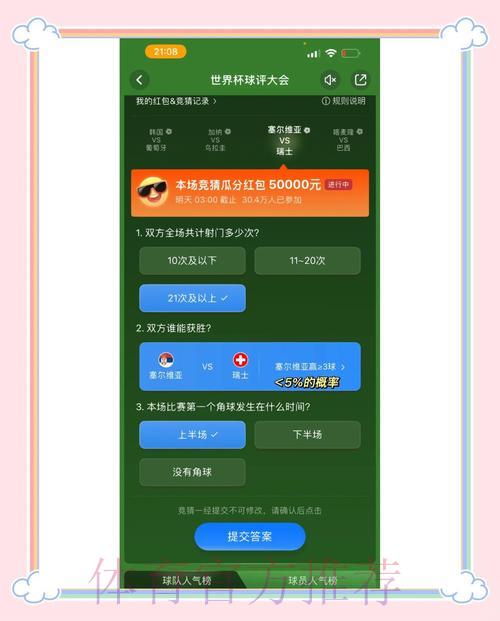世界杯竞猜平台:权威专家为您提供专业预测指南 世界杯竞猜平台:权威专家为您提供专业预测指南